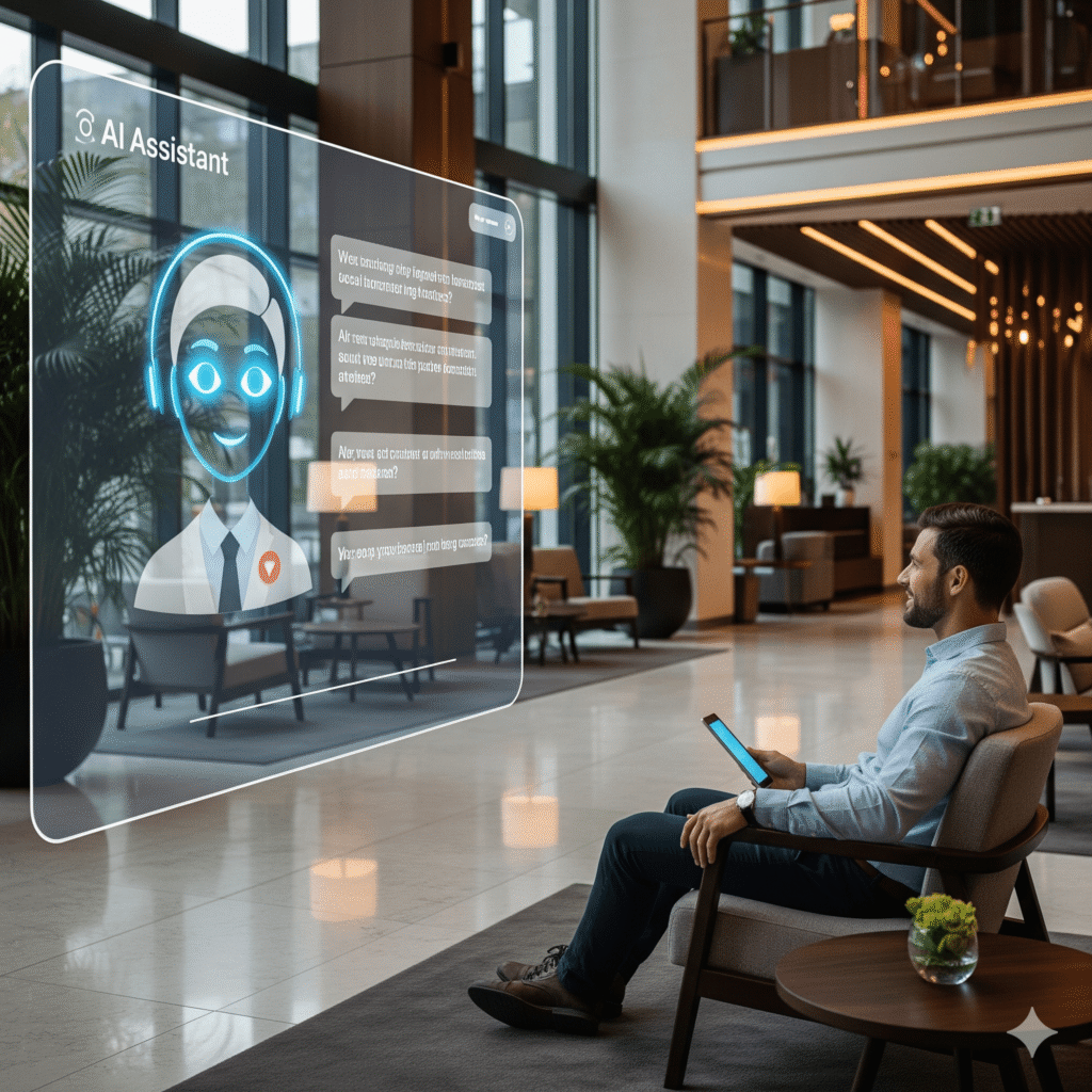 AI to answer hotel guest questions