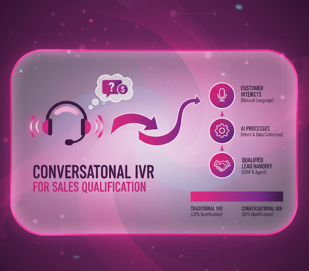 Conversational IVR for Sales Qualification