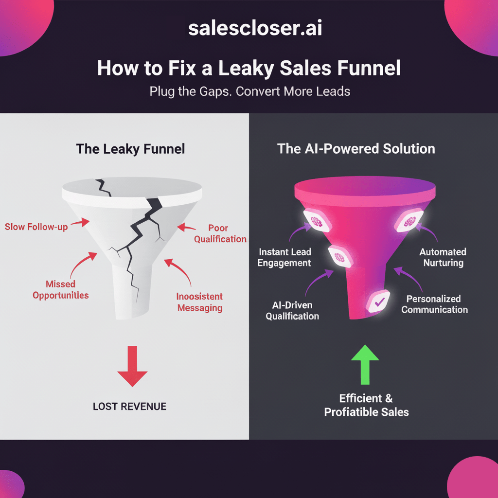 How to Fix a Leaky Sales Funnel