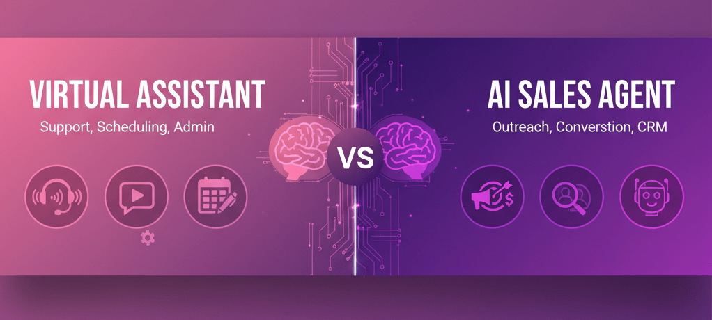 Virtual Assistant vs. AI Sales Agent