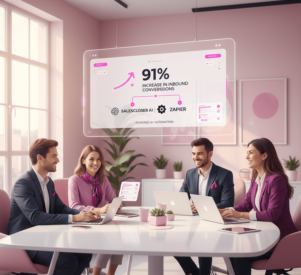 Increase Inbound Conversions - Increase Inbound Conversions by 91% using SalesCloser AI, HubSpot, and Zapier Increase Inbound Conversions