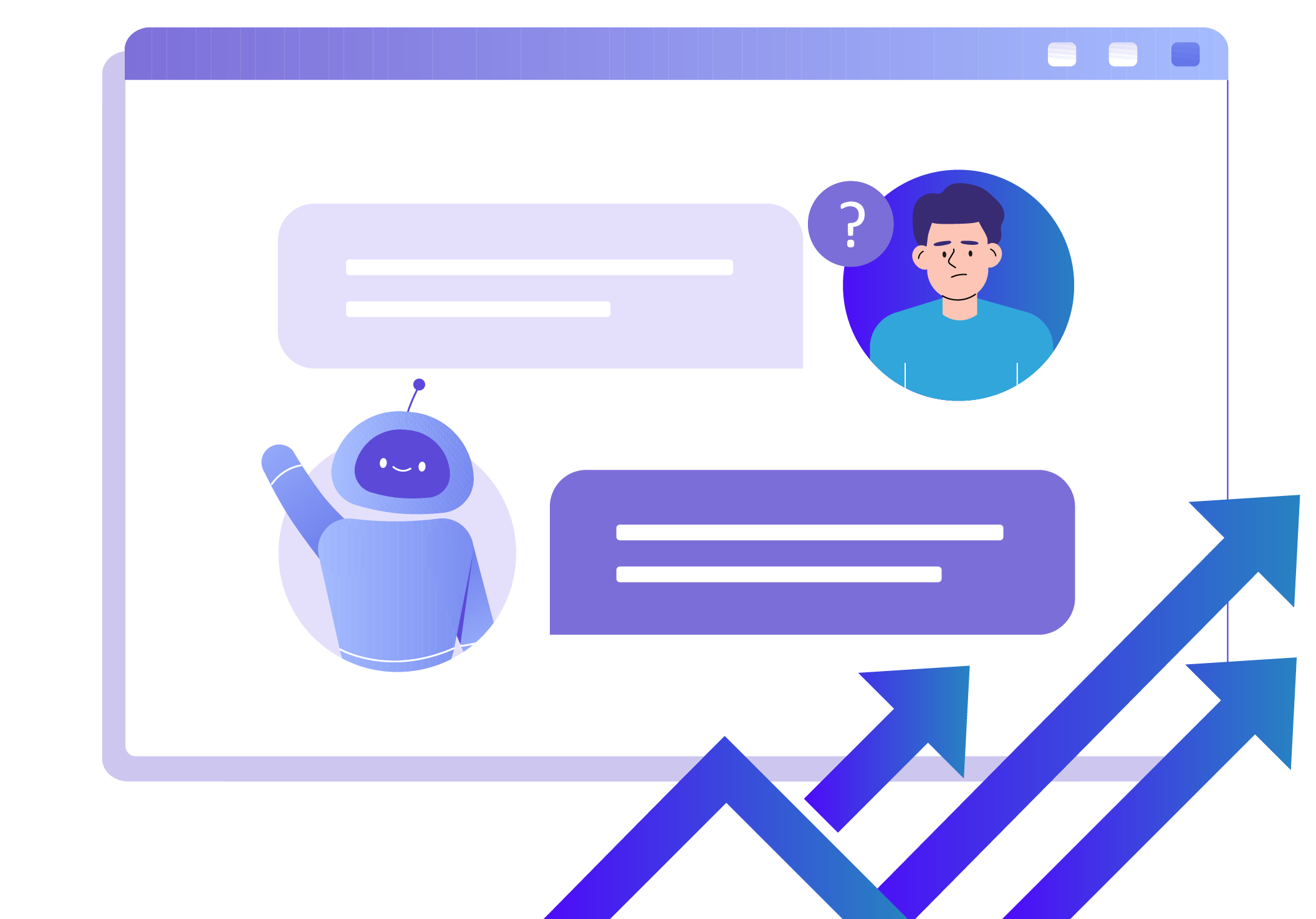 Sales Closer AI - Chat Illustration