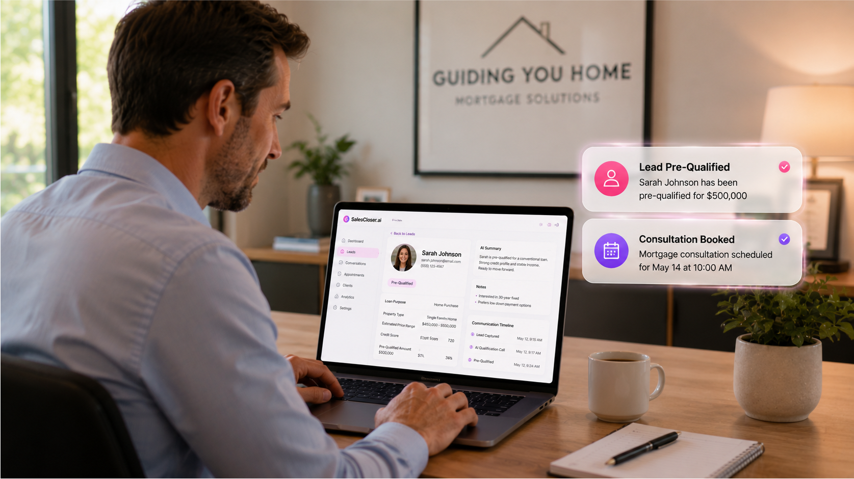 AI Sales Assistant for Mortgage Brokers - AI Sales Assistant for Mortgage Brokers: Pre-Qualify Leads Faster