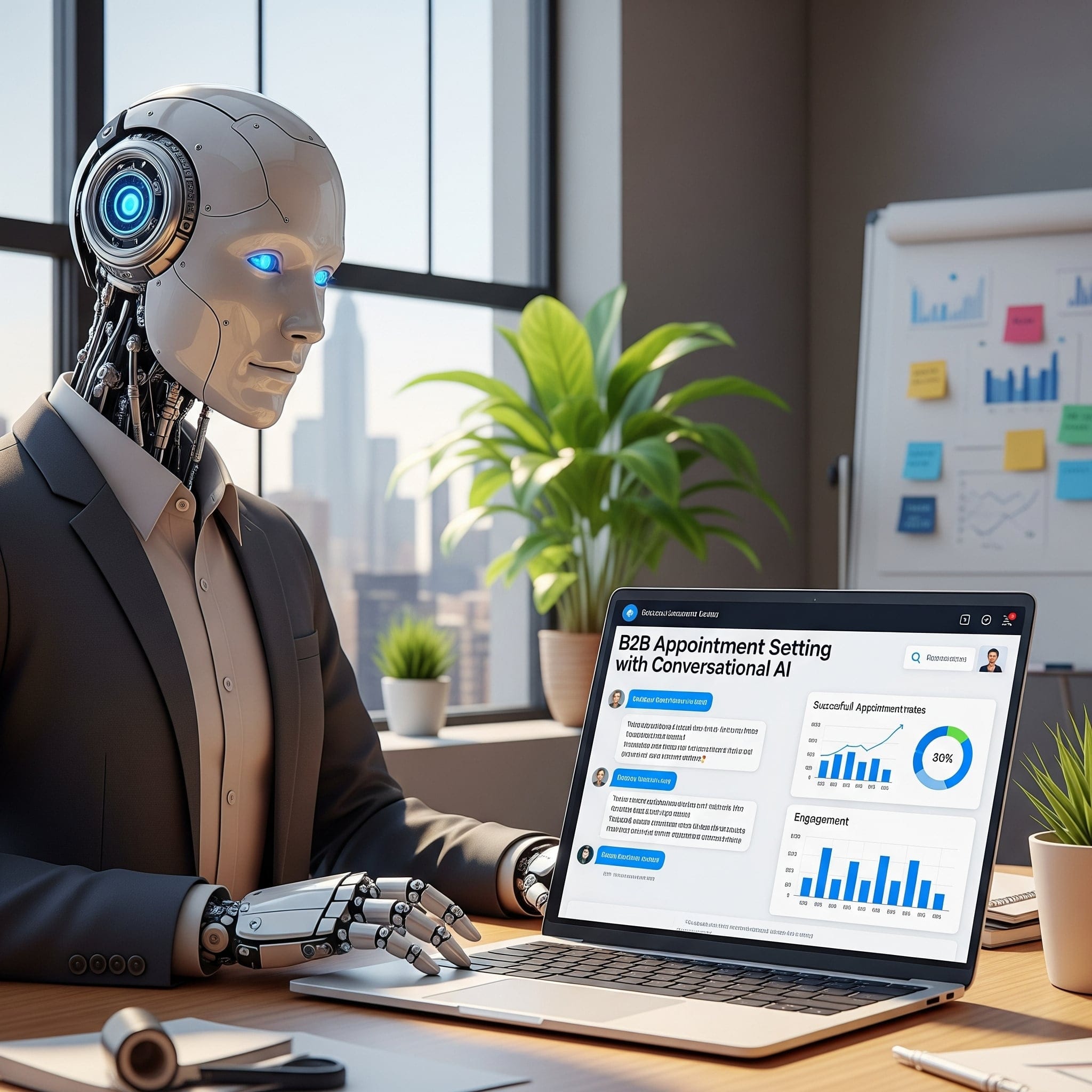 B2B Appointment Setting with Conversational AI-min