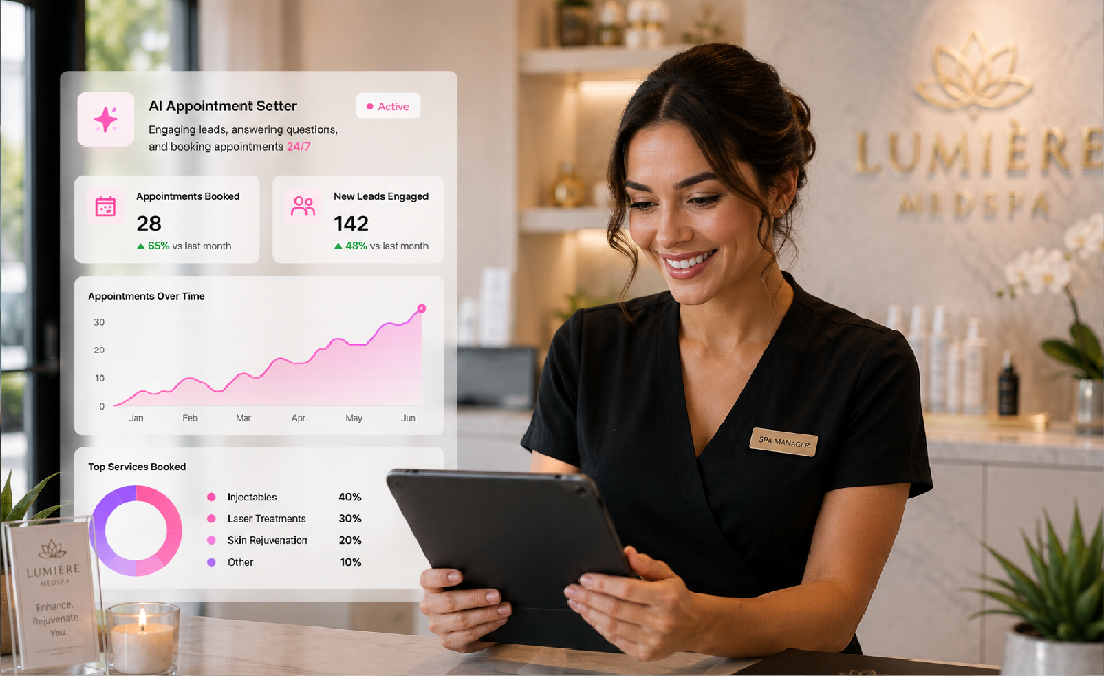 AI Appointment Setter - How an AI Appointment Setter Can Book More High-Value Medspa Consultations