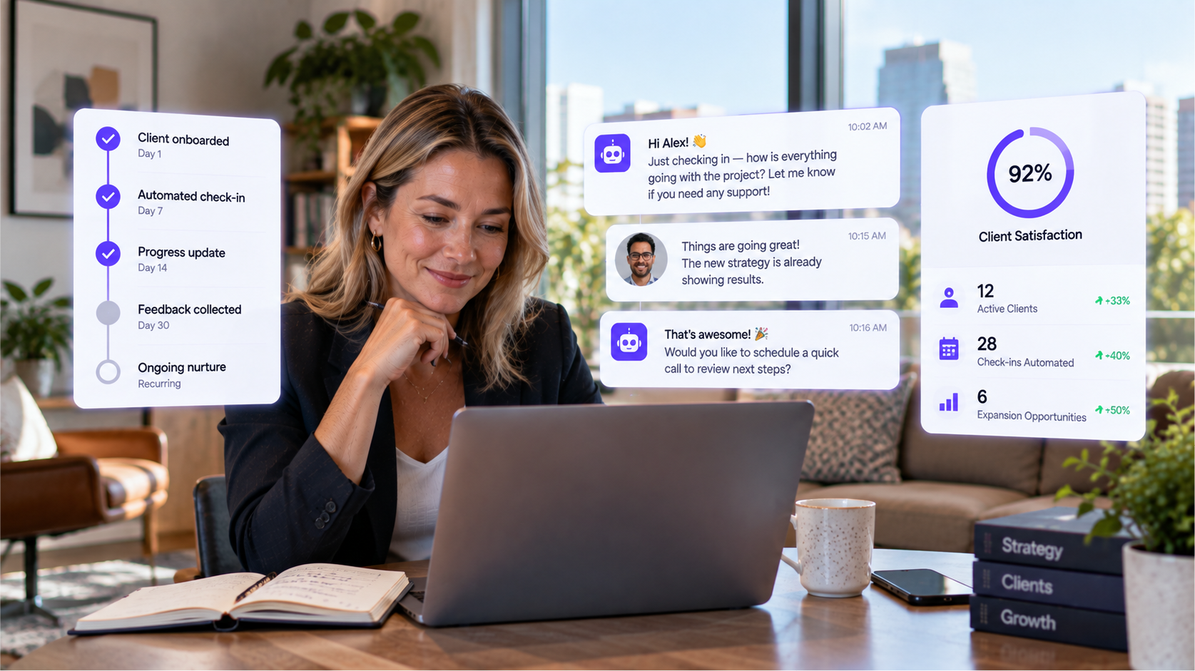 Consulting Client Check-in Automation - Consulting Client Check-in Automation: The Secret to High-Value Client Retention