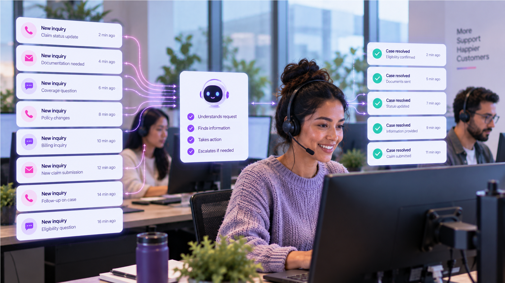Managing High Volume of Case Inquiries with AI - Maximize High-Volume Case Performance with AI