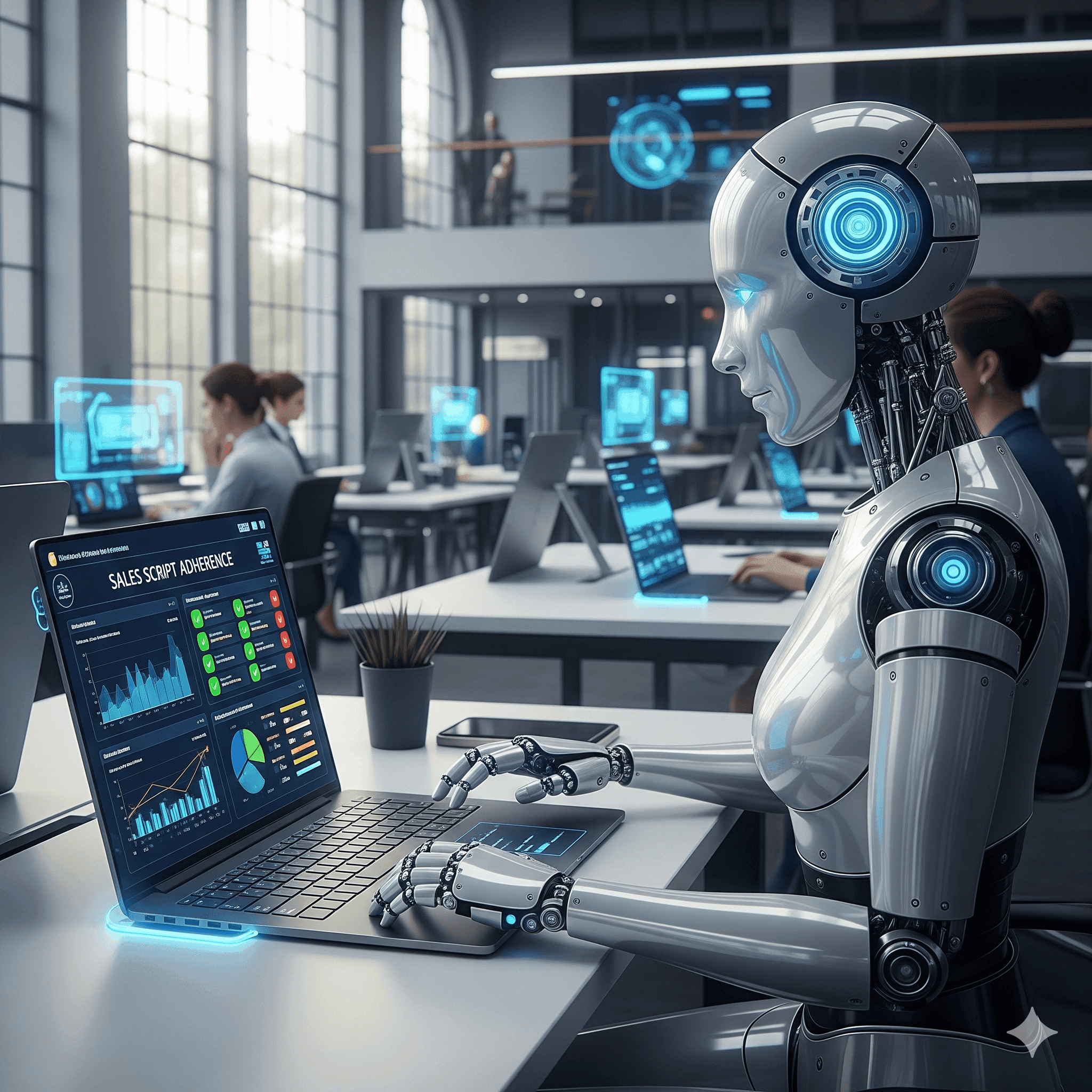 Sales Script Adherence with an AI Agent-min