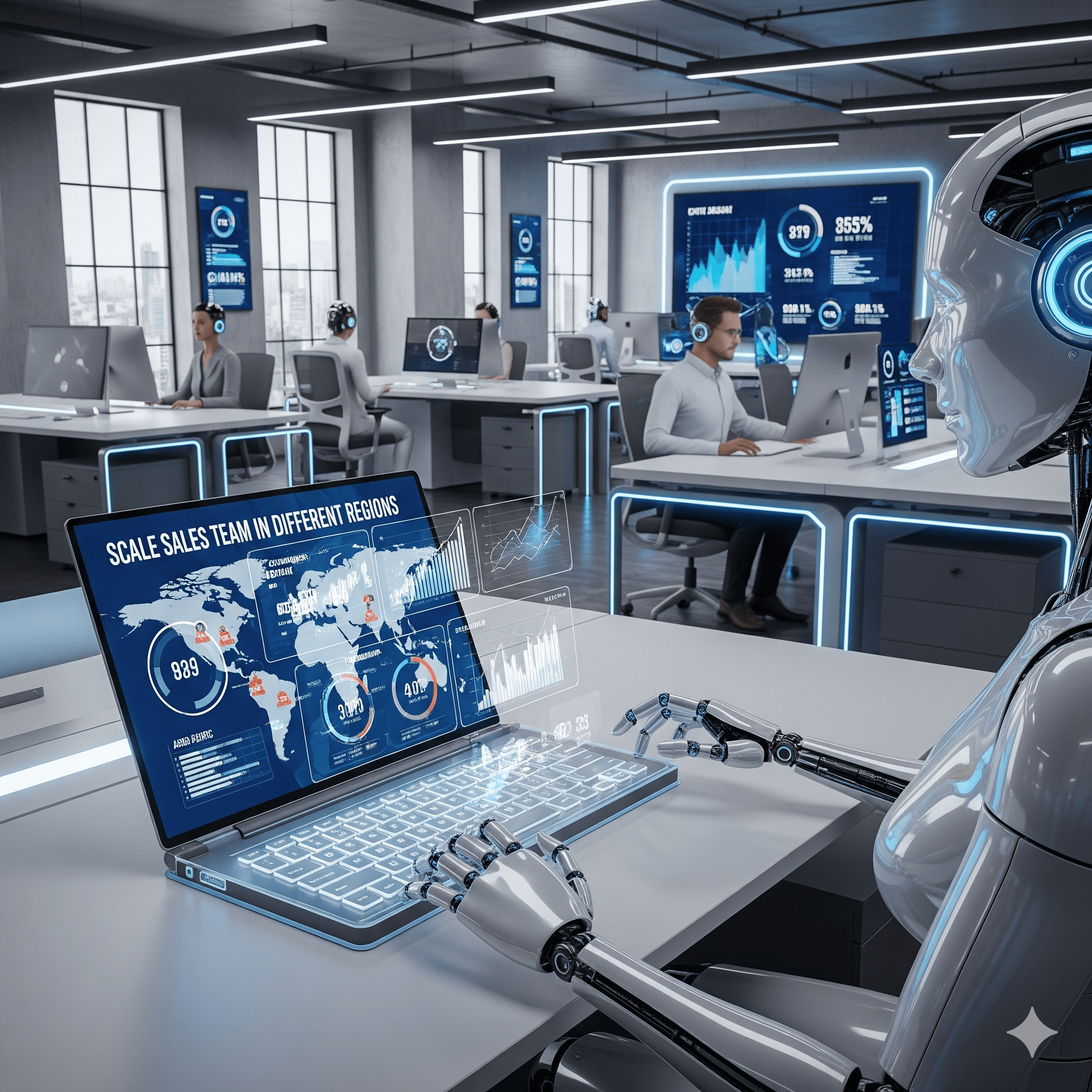 Scale Sales Team in Different Regions with AI-min