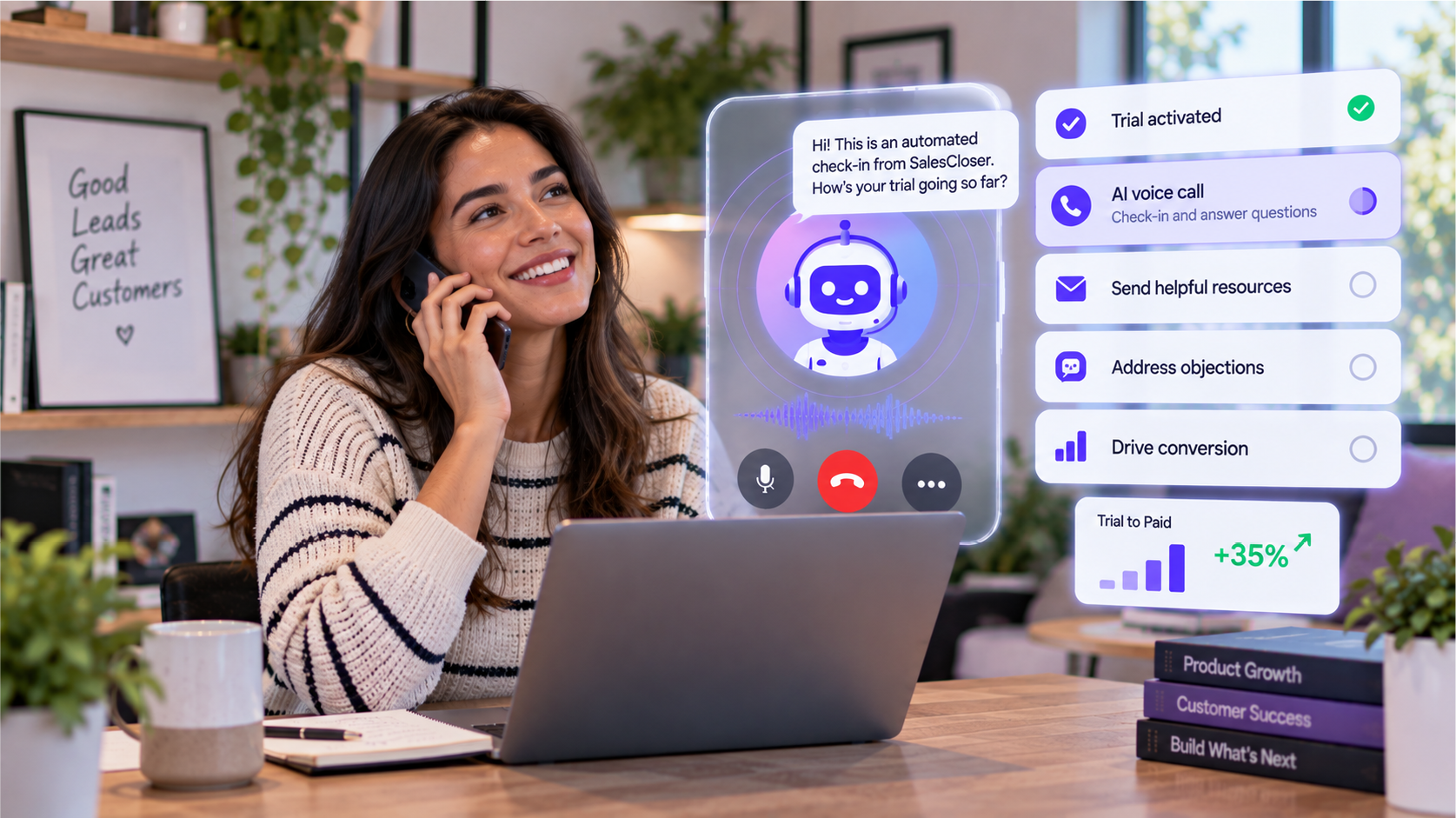 Trials with Automated Voice Calls - A SaaS Guide to Converting More Trials with Automated Voice Calls