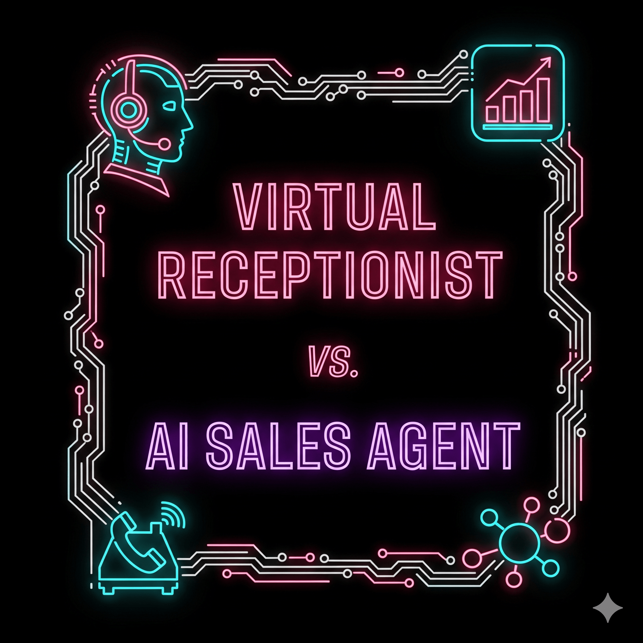 Virtual Receptionist vs. AI Sales Agent