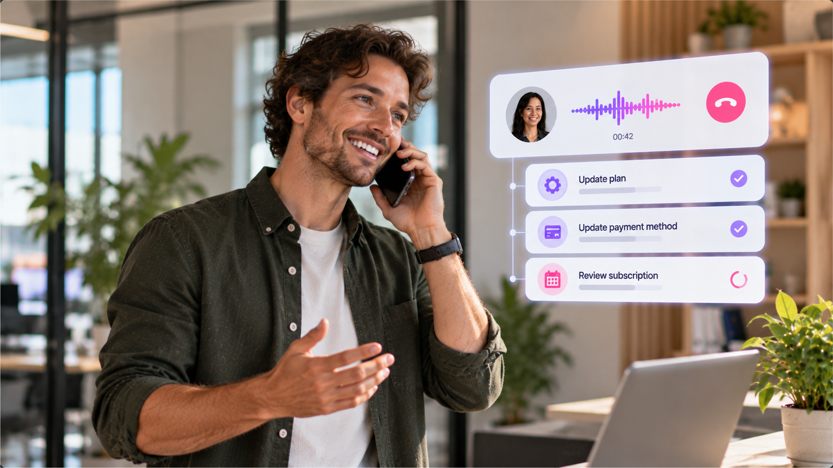 SaaS Subscription Management Calls - How to Automate SaaS Subscription Management Calls to Reduce Churn