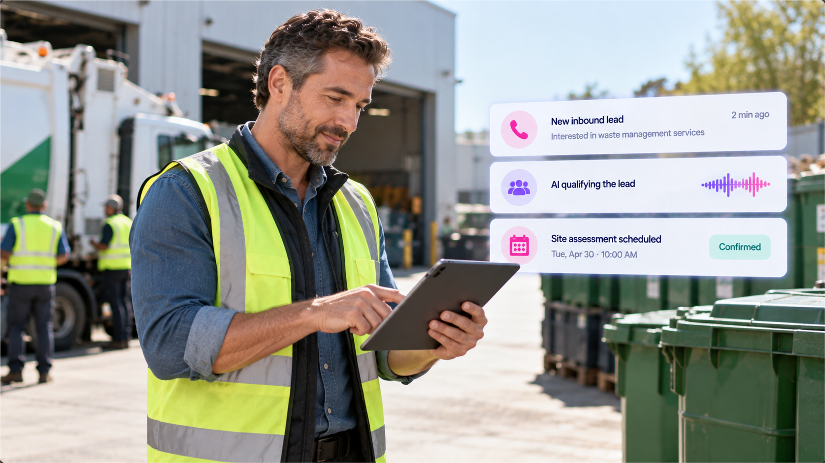AI for B2B Waste Management Sales - AI for B2B Waste Management Sales: How Waste Management Companies Can Use AI to Schedule More Site Audits & Quotes AI for B2B Waste Management Sales - AI for B2B Waste Management Sales: How Waste Management Companies Can Use AI to Schedule More Site Audits & Quotes
