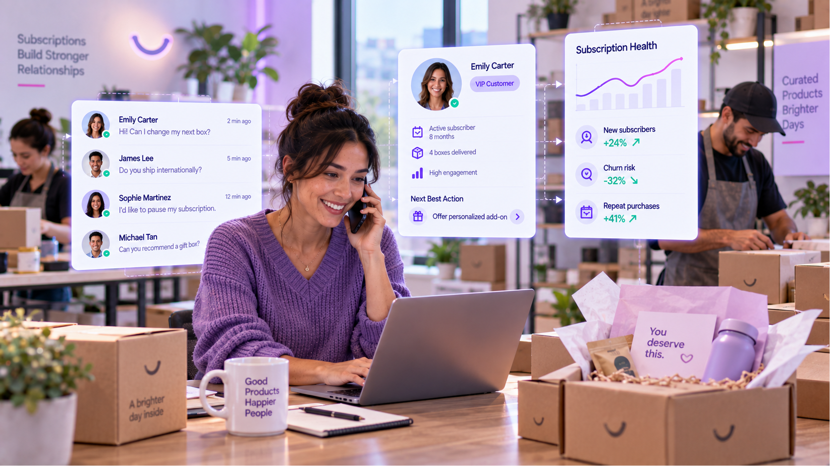 Subscription Box Businesses - How AI Can Reduce Churn & Handle Support for Subscription Box Businesses