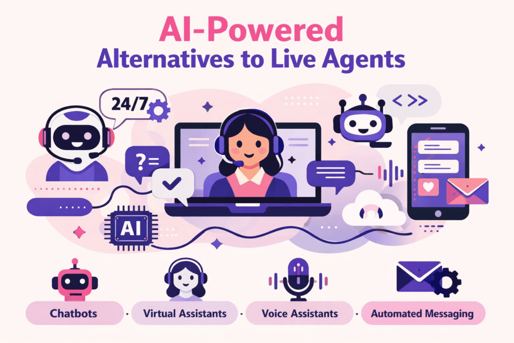 AI-Powered Alternatives to Live Agents - AI-Powered Alternatives to Live Agents: How Voice AI Handles Calls, Support & Sales at Scale AI-Powered Alternatives to Live Agents