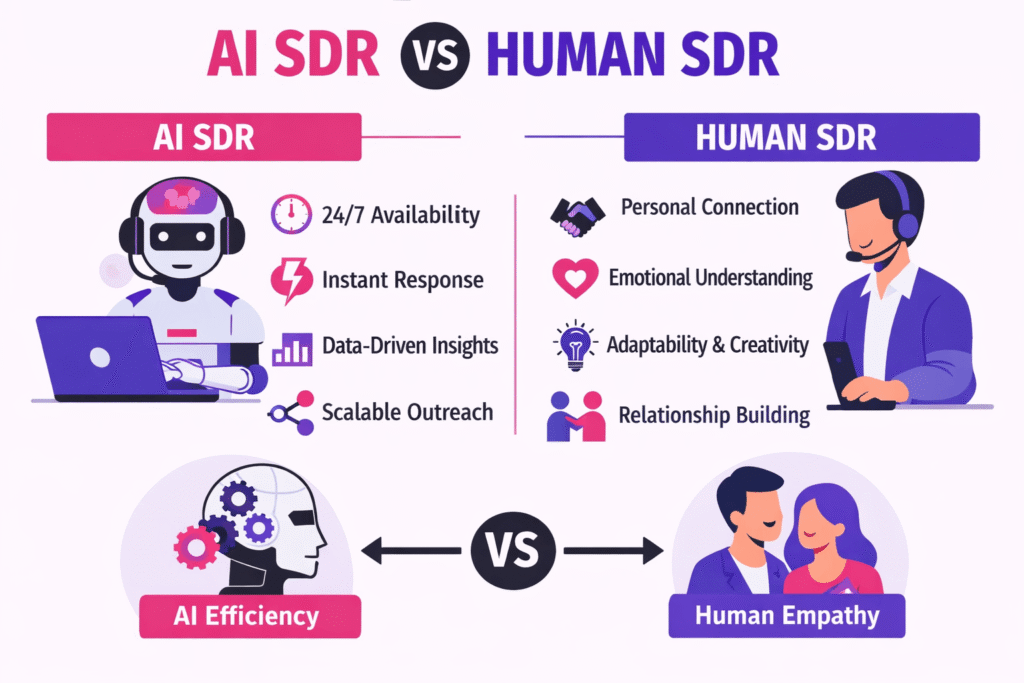 AI SDR vs Human SDR
