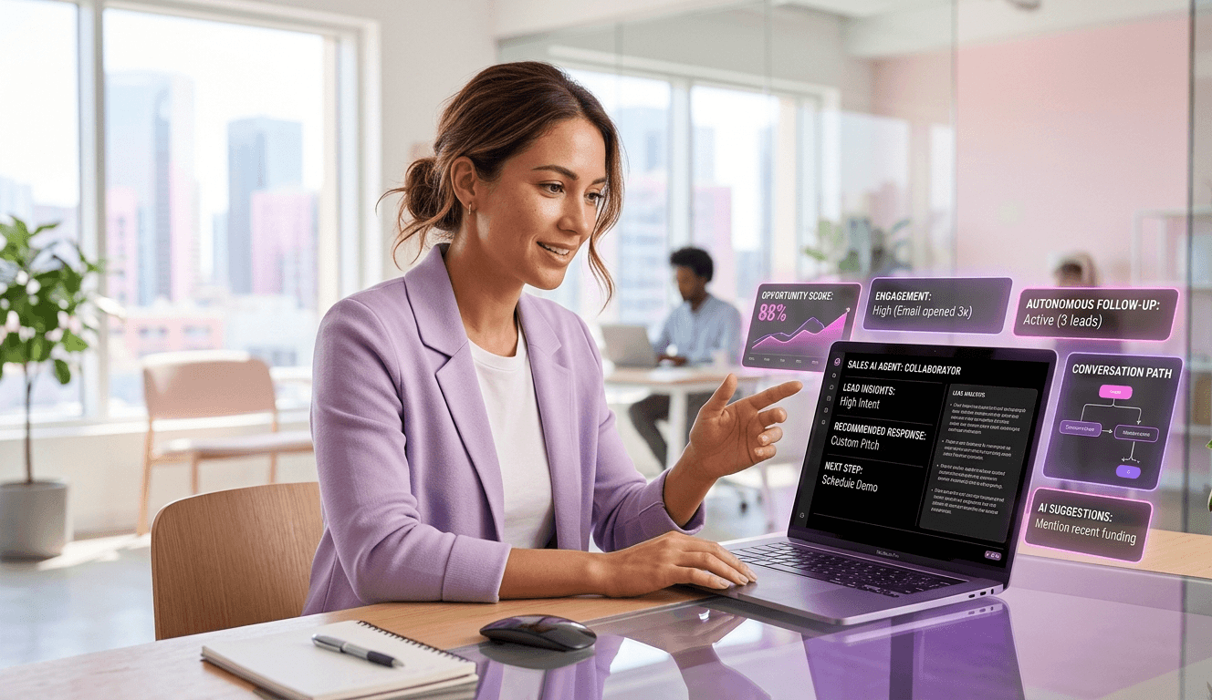 AI SDR - What Is an AI Sales Agent? (And How It's Different from a Chatbot) AI Sales Agent