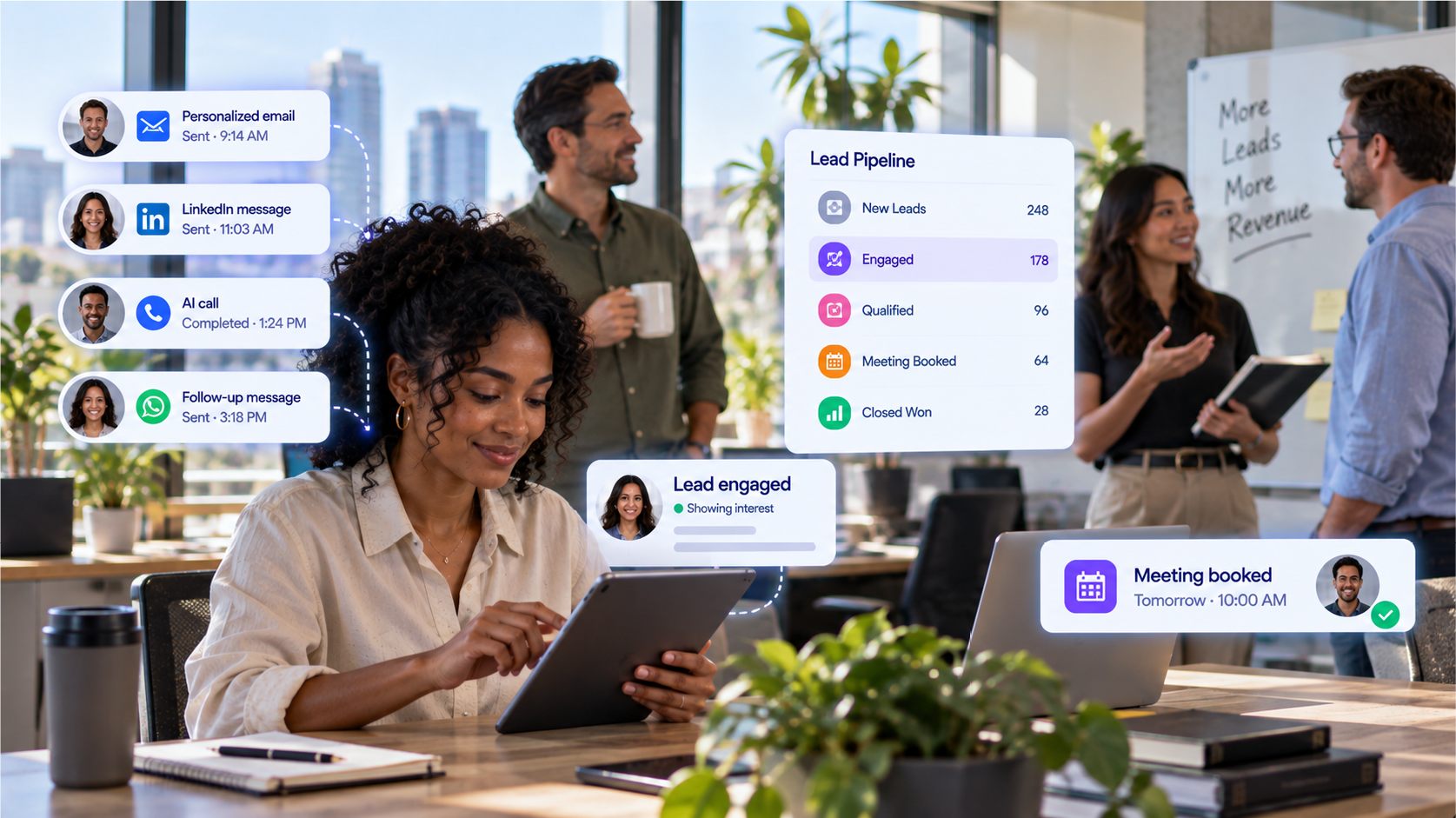 Automated B2B Lead Engagement Systems - Automated B2B Lead Engagement Systems: How AI Nurtures Prospects Across Multiple Channels