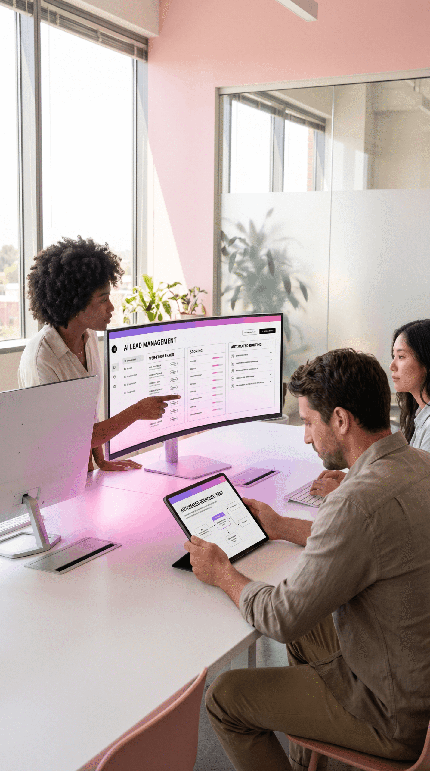 AI for Managing Web-Form Leads