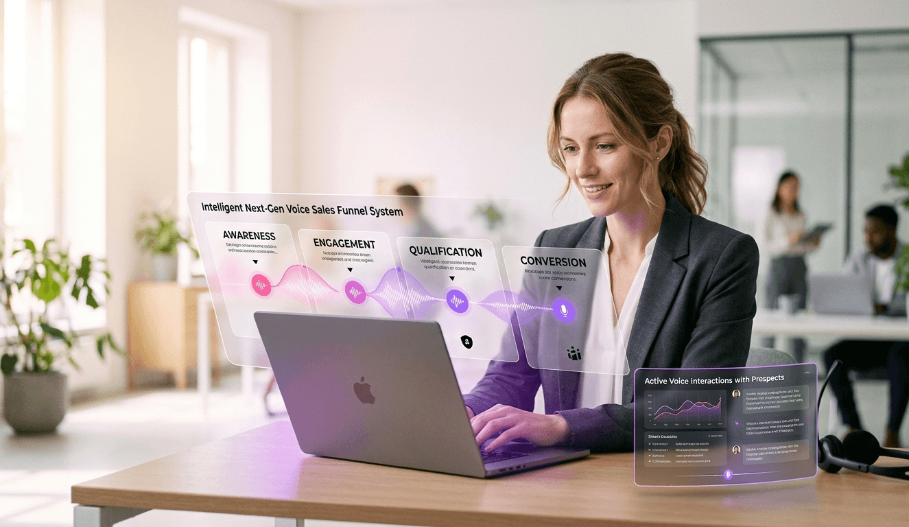 Voice-Based Sales Funnel AI - Voice-Based Sales Funnel AI: How Voice Agents Drive Leads Through Every Stage Voice-Based Sales Funnel AI