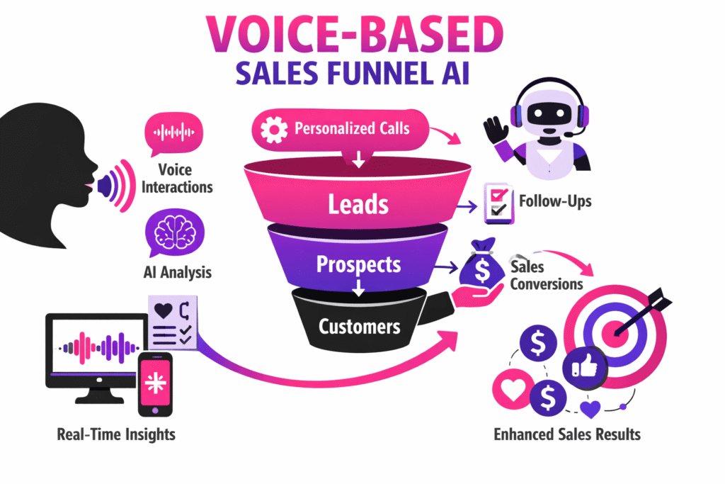 Voice-Based Sales Funnel AI - Voice-Based Sales Funnel AI: How Voice Agents Drive Leads Through Every Stage Voice-Based Sales Funnel AI