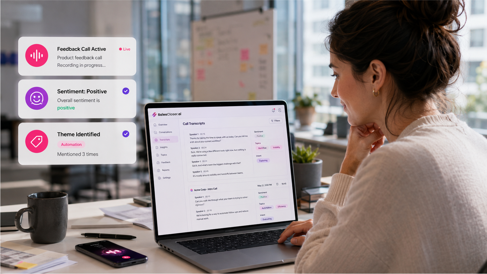 AI Voice Calls - Use AI Voice Calls to Collect Product Feedback Automatically AI Voice Calls - Use AI Voice Calls to Collect Product Feedback Automatically
