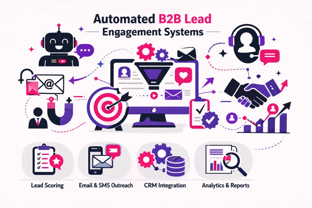 Automated B2B Lead Engagement Systems - Automated B2B Lead Engagement Systems: How AI Nurtures Prospects Across Multiple Channels