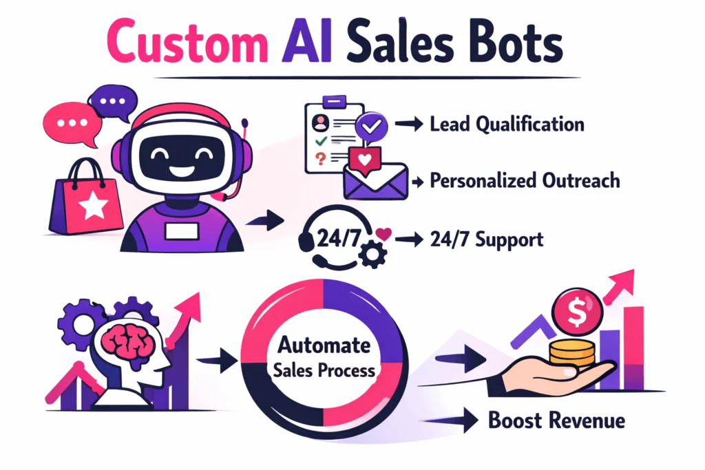 Custom AI Sales Bots - Custom AI Sales Bots: How Product-Specific Agents Drive More Demos and Sales Custom AI Sales Bots - Custom AI Sales Bots: How Product-Specific Agents Drive More Demos and Sales